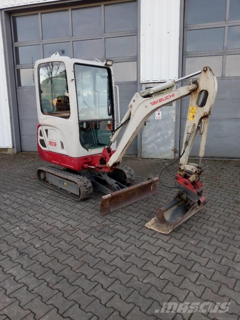 Takeuchi TB 216 Minigraafmachines < 7t