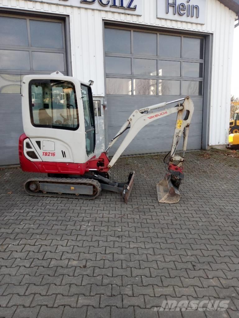 Takeuchi TB 216 Minigraafmachines < 7t