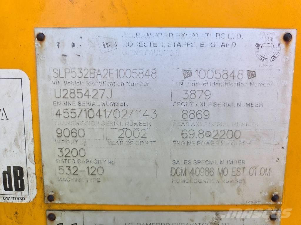 JCB 532-120 Verreikers
