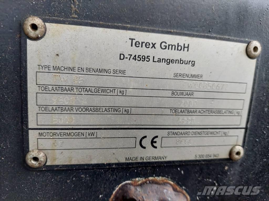 Terex TW 85 Wielgraafmachines