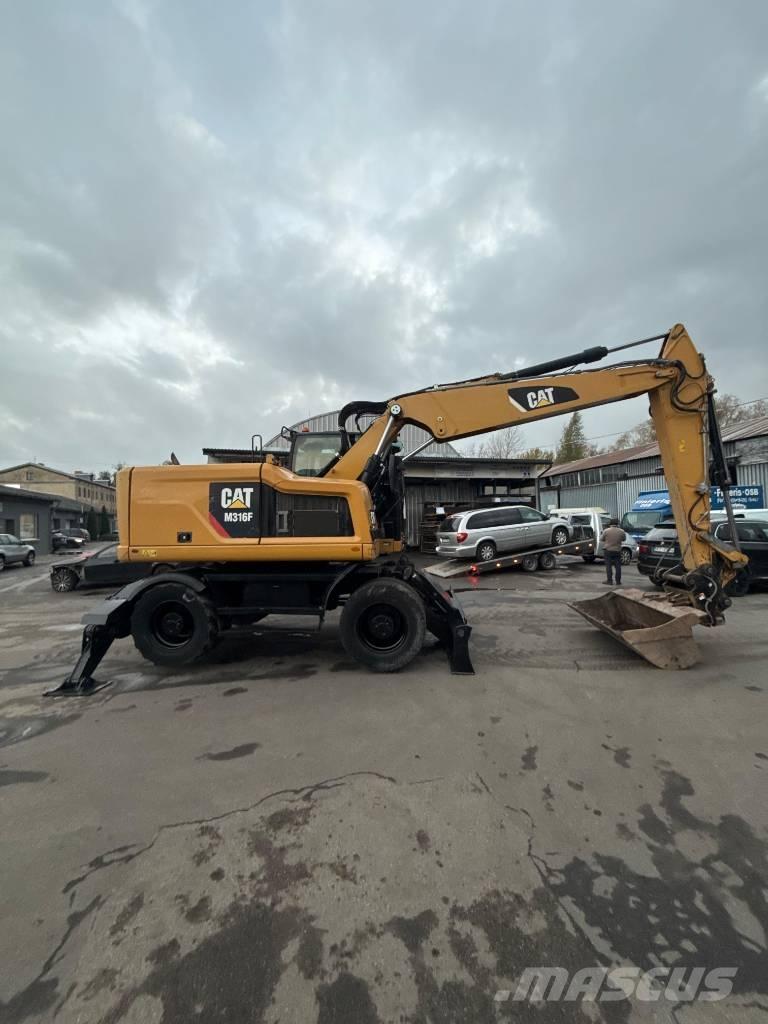 CAT M 316 F Wielgraafmachines