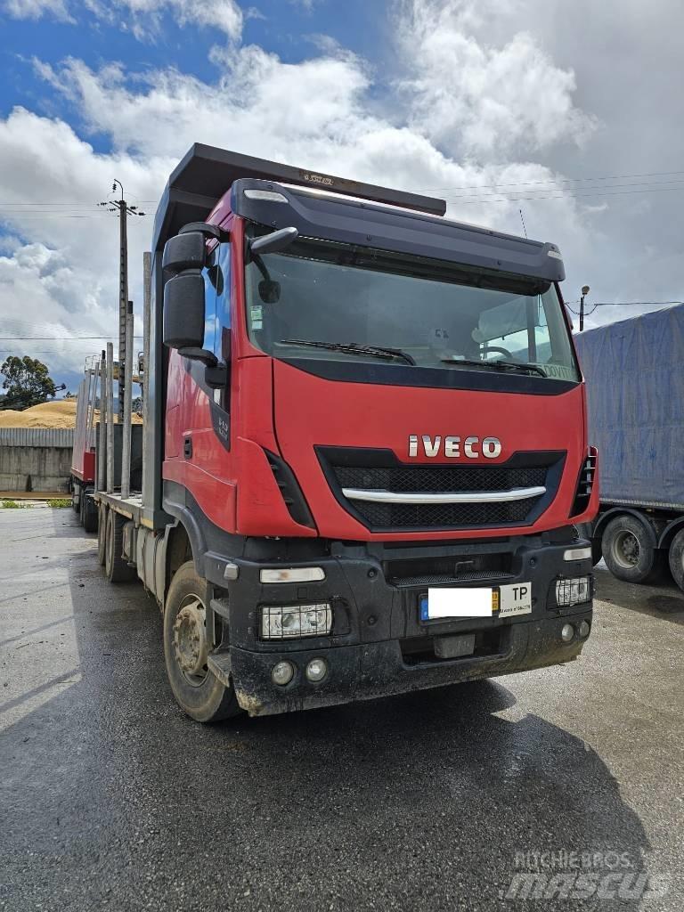 Iveco 510 X Way Vlakke laadvloer met kraan