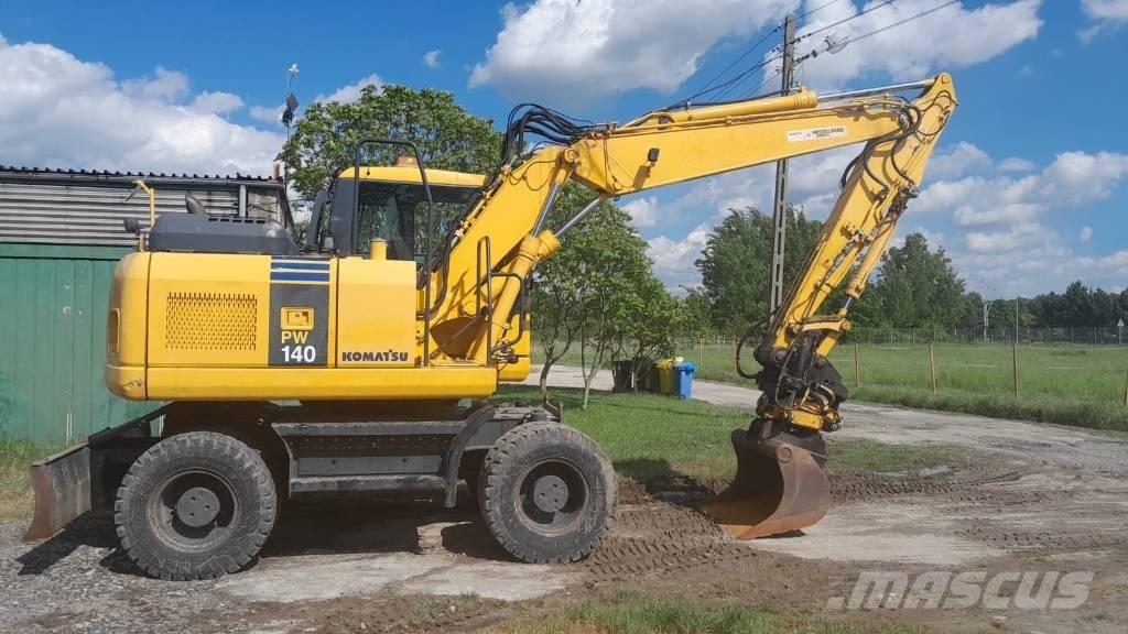 Komatsu PW 140-7 Wielgraafmachines