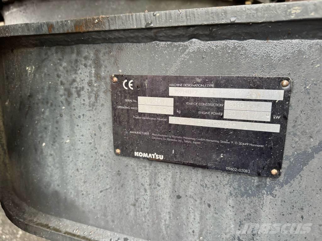 Komatsu PW 140-7 Wielgraafmachines