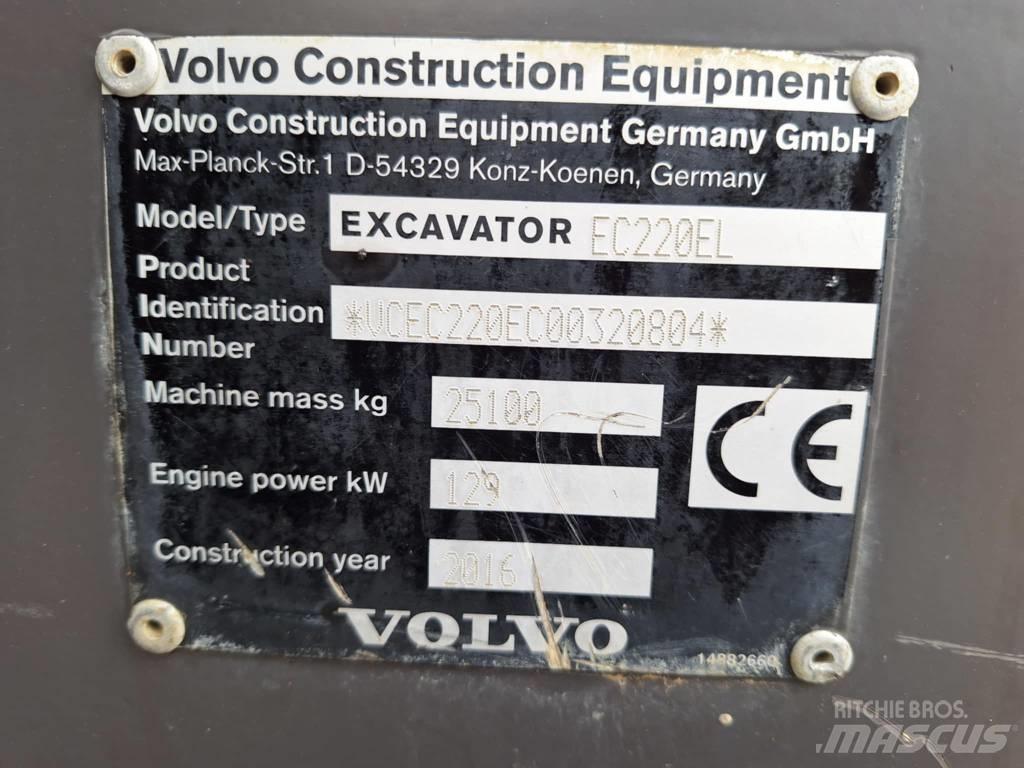 Volvo EC 220 EL Rupsgraafmachines