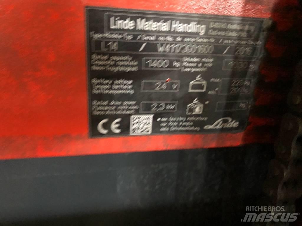 Linde H 16 T-01 LPG heftrucks