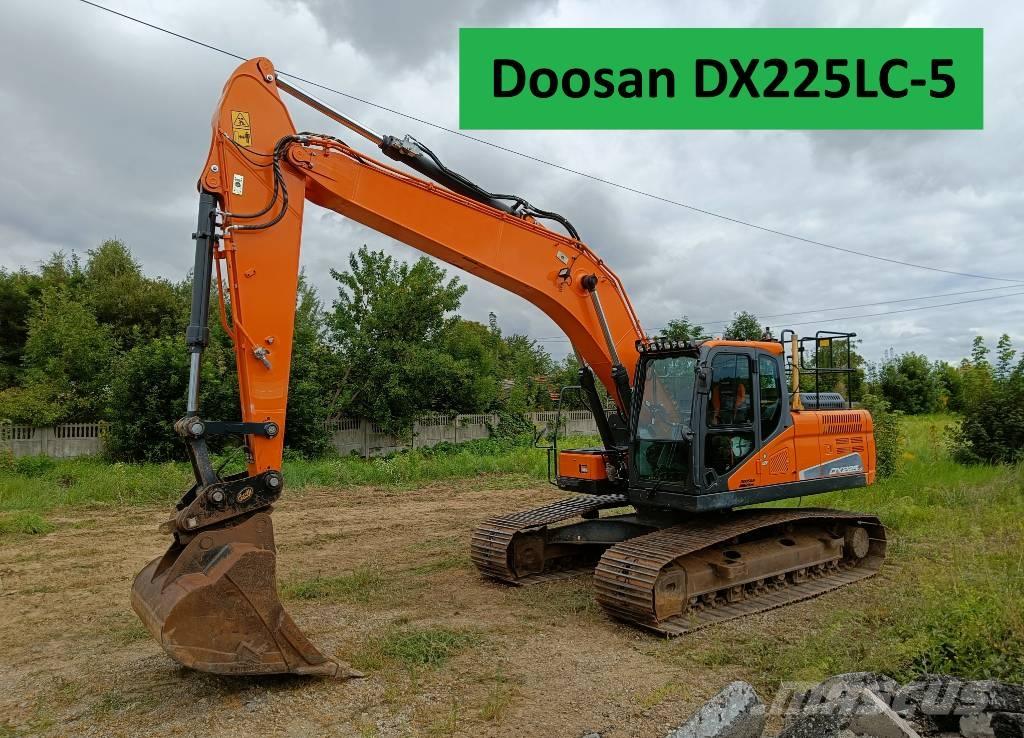Doosan DX 225 LC-5 Rupsgraafmachines