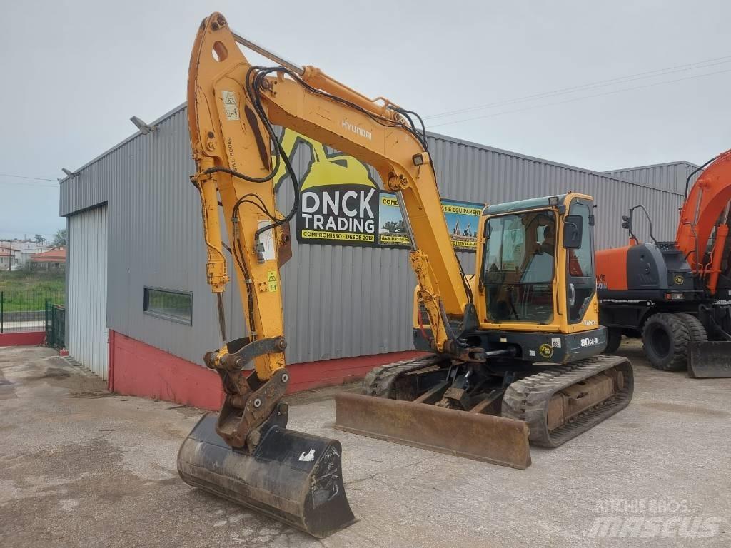 Hyundai R 80 CR Midigraafmachines 7t - 12t