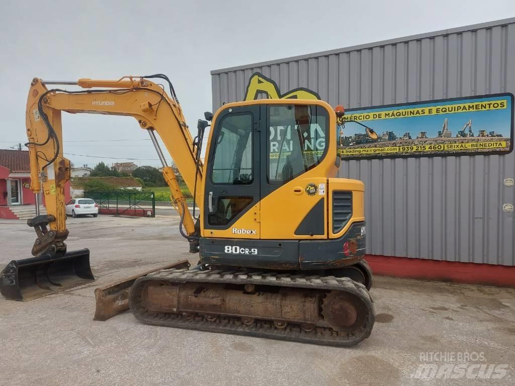 Hyundai R 80 CR Midigraafmachines 7t - 12t