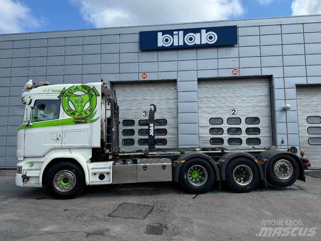 Scania R 520 LB8x4*4 Vrachtwagen met containersysteem