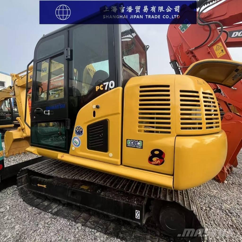 Komatsu PC 70 Rupsgraafmachines