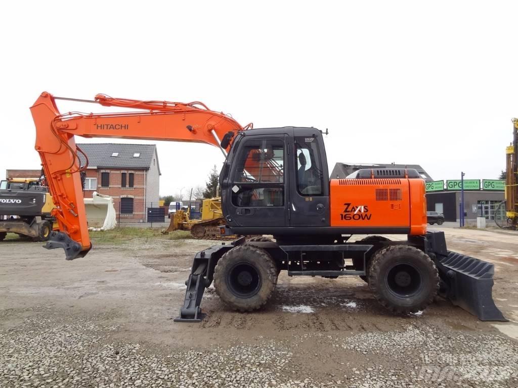 Hitachi EX 160 WD Wielgraafmachines