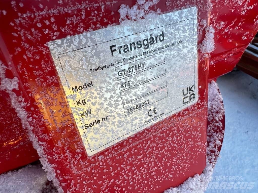 Fransgård GT 275 HY Sneeuwschuivers en -ploegen