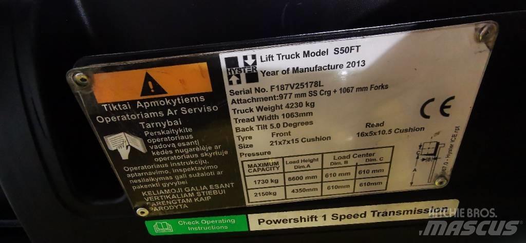 Hyster H 2.5 FT LPG LPG heftrucks