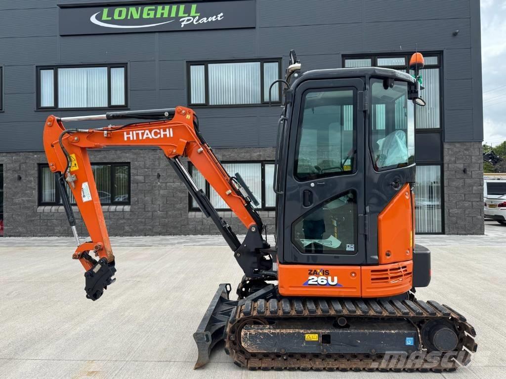 Hitachi ZX 26 U-6CLR Minigraafmachines < 7t