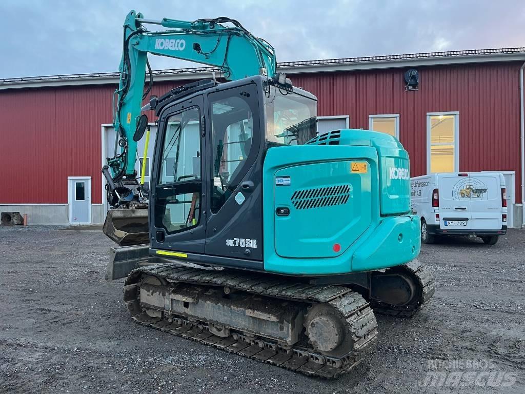 Kobelco SK 75 SR Midigraafmachines 7t - 12t