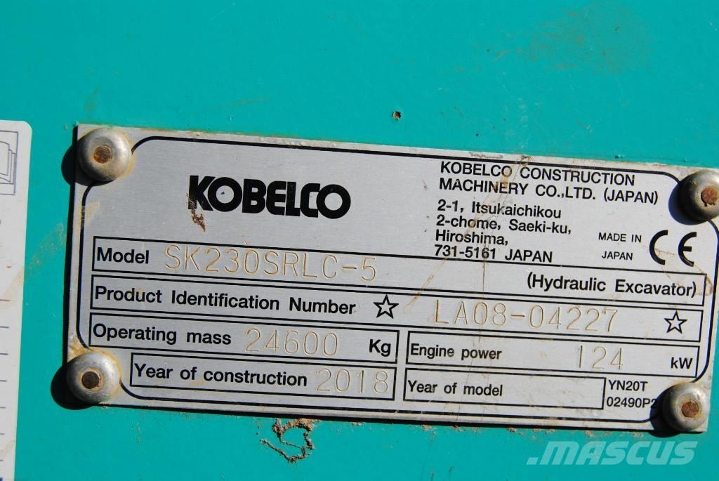 Kobelco SK230SRLC-5 Rupsgraafmachines