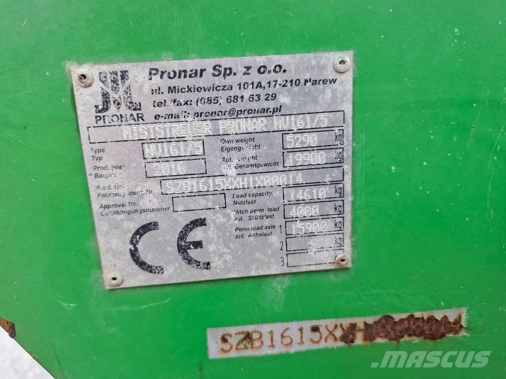 Pronar NV 161/5 Mestverspreider