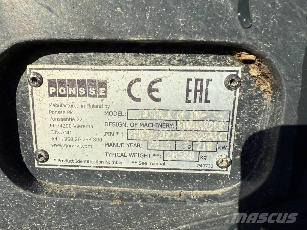 Ponsse Buffalo AF Uitrijwagens