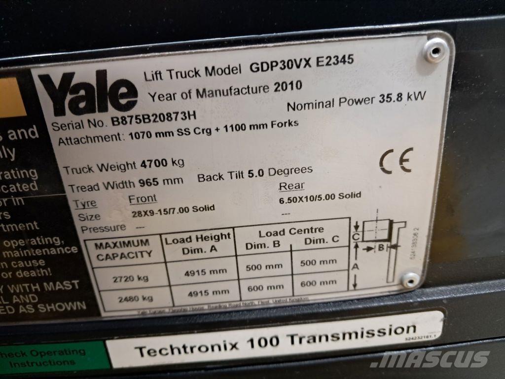 Yale GDP30VX Diesel heftrucks