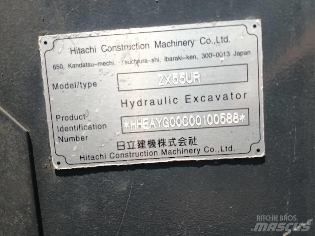 Hitachi 55 Minigraafmachines < 7t