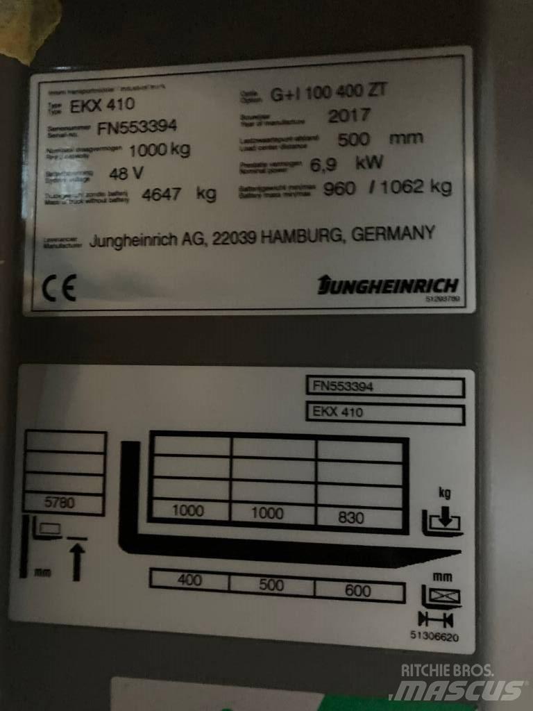 Jungheinrich EKX410 Magazijnwagen