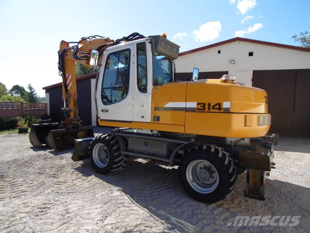 Liebherr A314 Wielgraafmachines