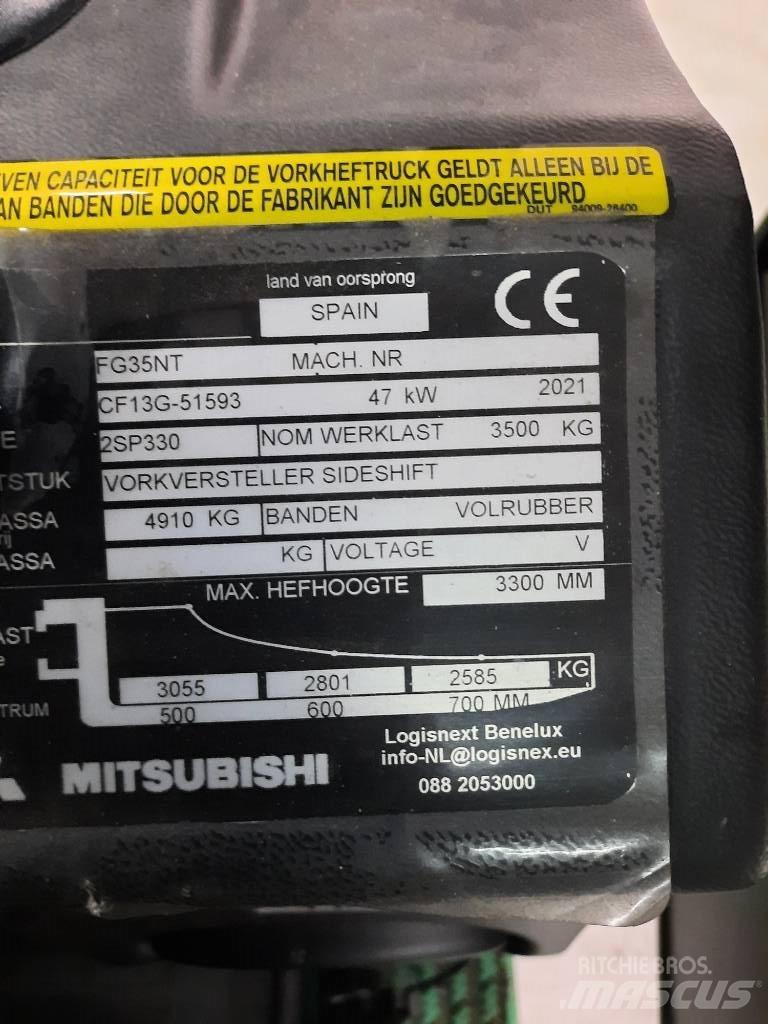 Mitsubishi FG35NT LPG heftrucks