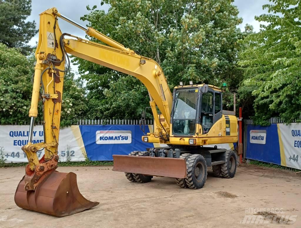 Komatsu PW 160-7 Wielgraafmachines