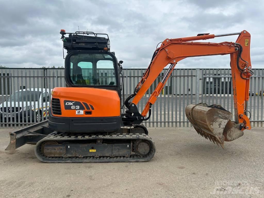 Doosan DX 63-3 Rupsgraafmachines