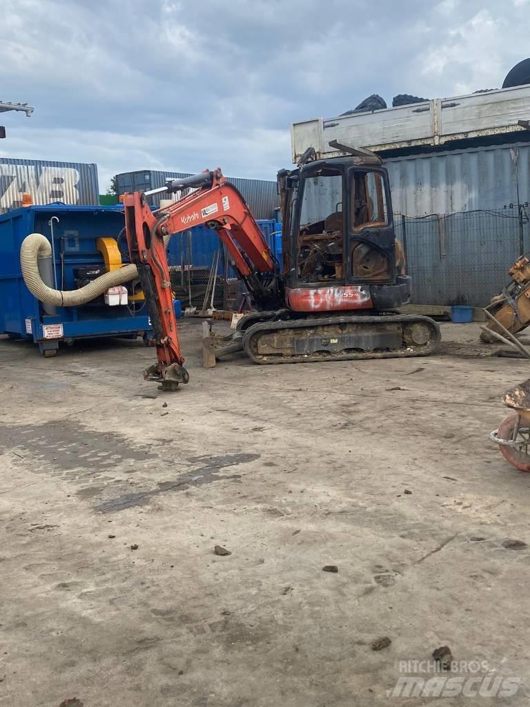 Kubota U 55-4 Gieken en dippers