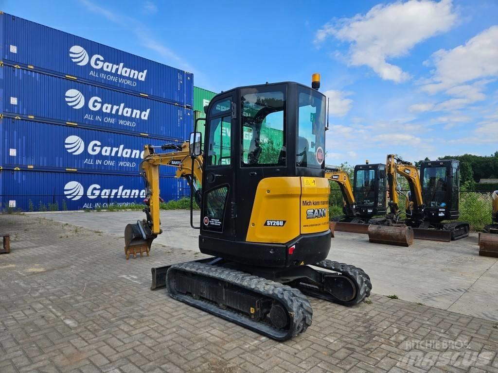 Sany SY 26 U Minigraafmachines < 7t