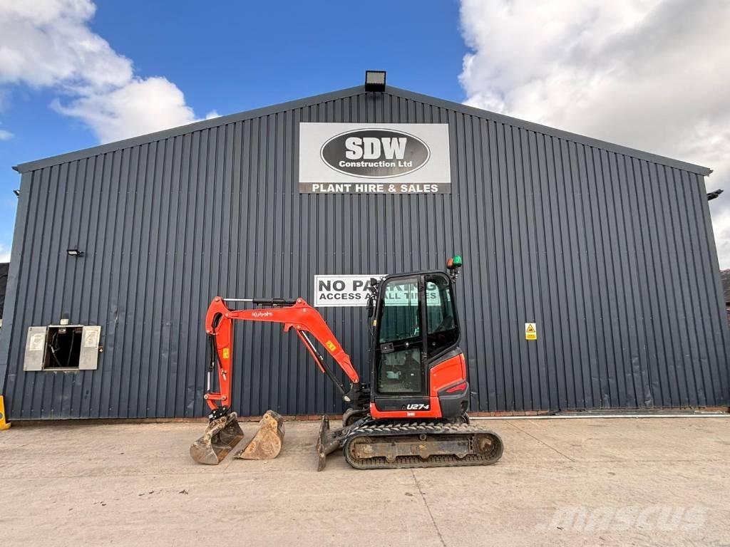 Kubota U 27 Minigraafmachines < 7t