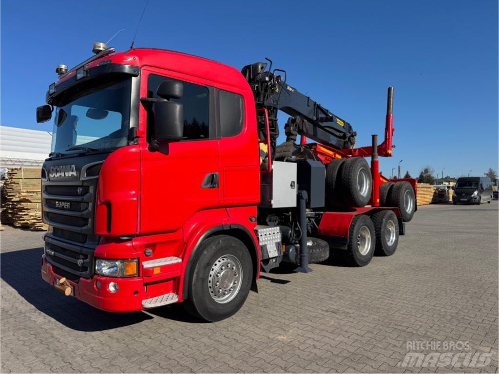 Scania R 560 Hout-Bakwagens