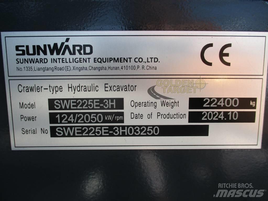 Sunward SWE 225E-3H Rupsgraafmachines