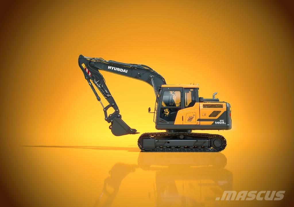 Hyundai HX 140 AL Rupsgraafmachines