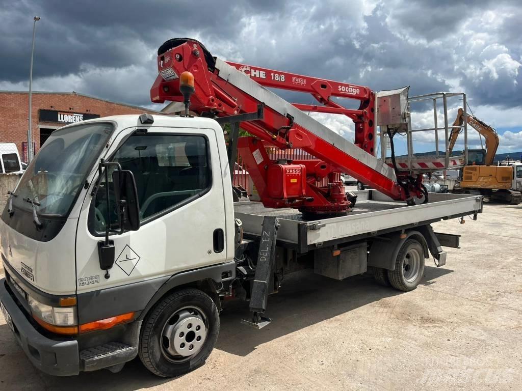 Mitsubishi Canter Vrachtwagen met containersysteem