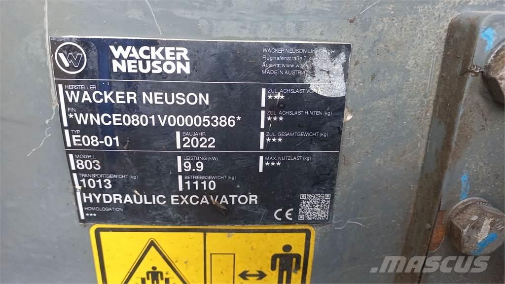 Wacker Neuson 803 Rupsgraafmachines