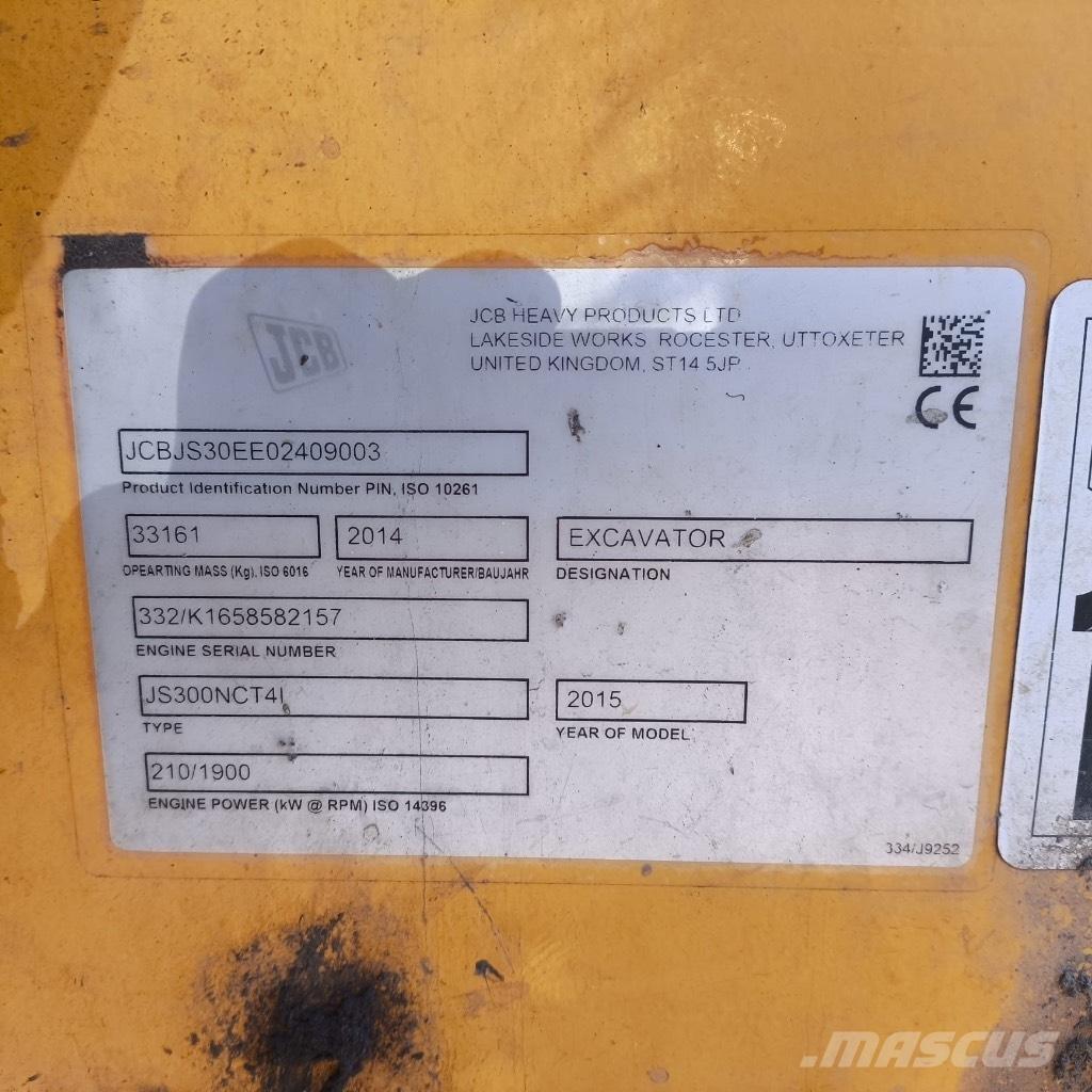 JCB JS 300 Rupsgraafmachines