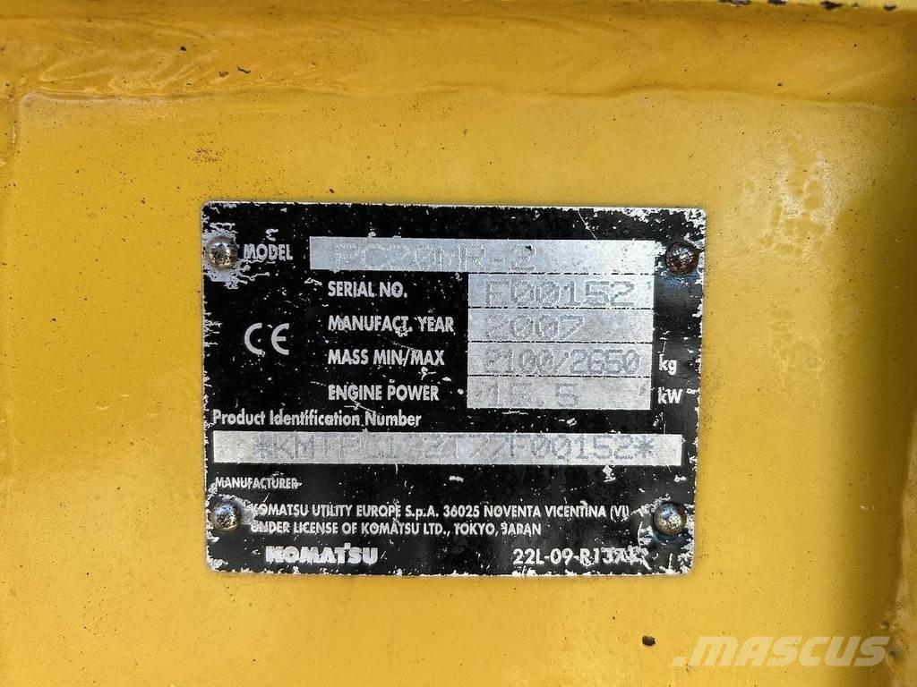 Komatsu PC20MR-2 Minigraafmachines < 7t