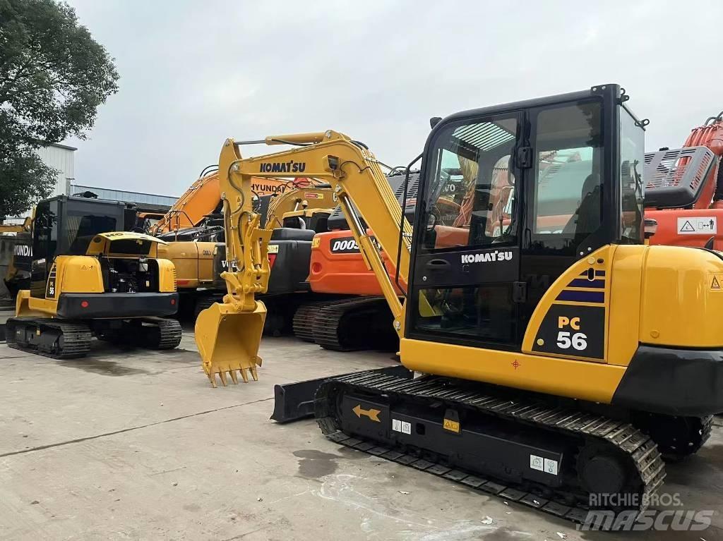 Komatsu PC 56 Rupsgraafmachines