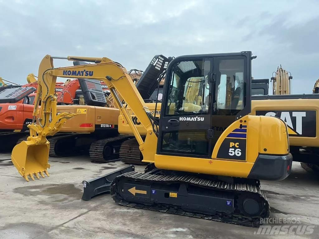 Komatsu PC 56 Rupsgraafmachines