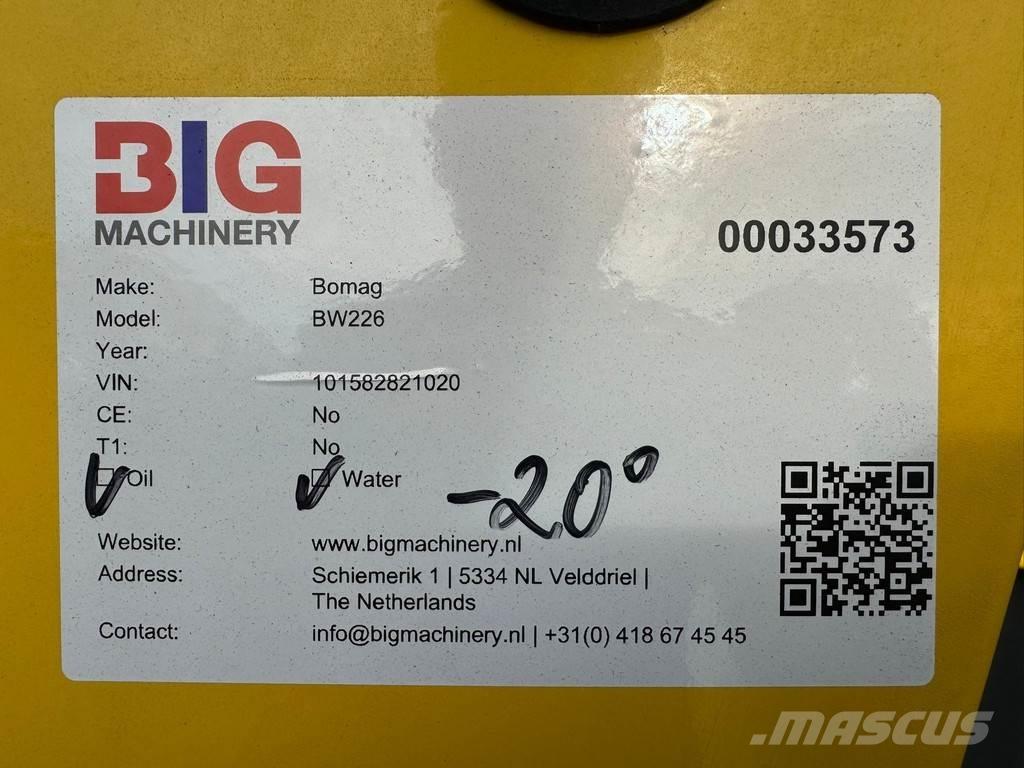 Bomag BW226 Trilrolwalsen