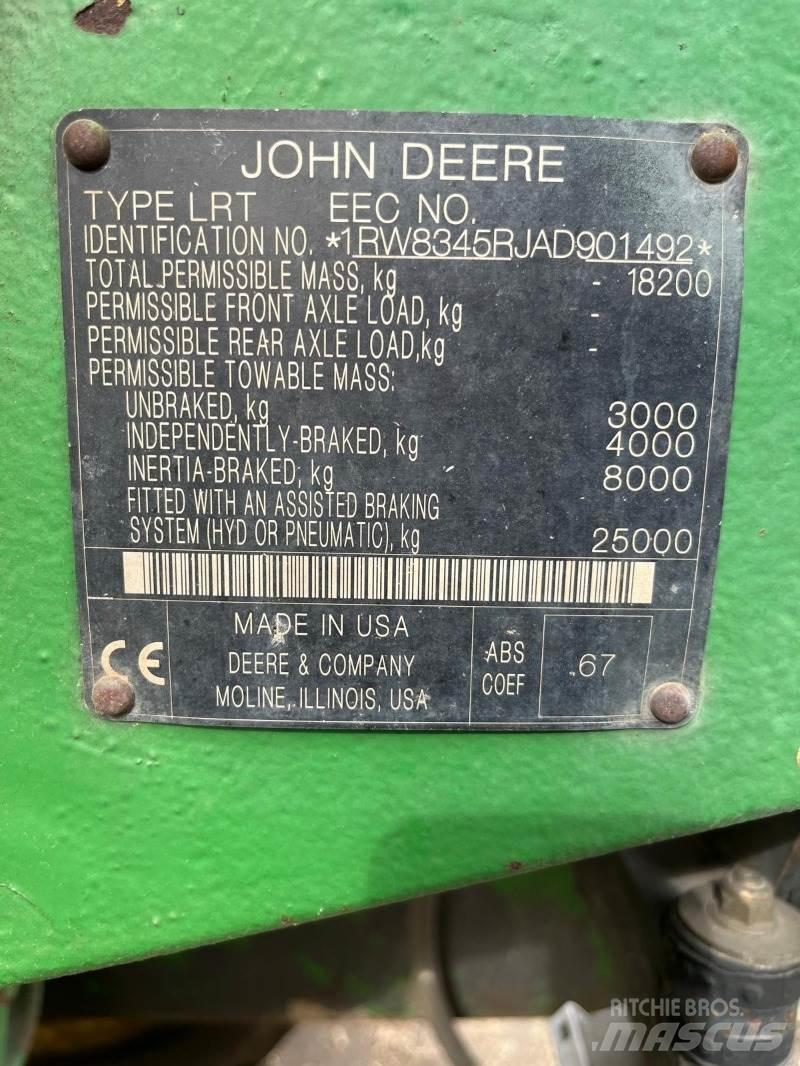 John Deere 8345RT Rupshijskranen