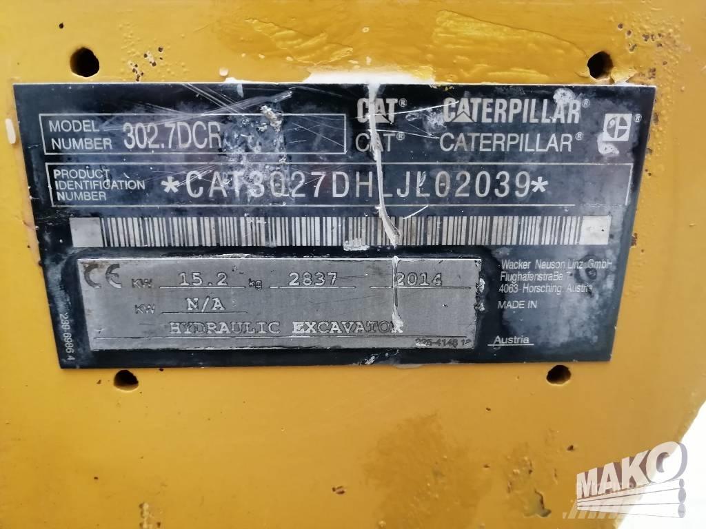CAT 302.7 D CR Minigraafmachines < 7t