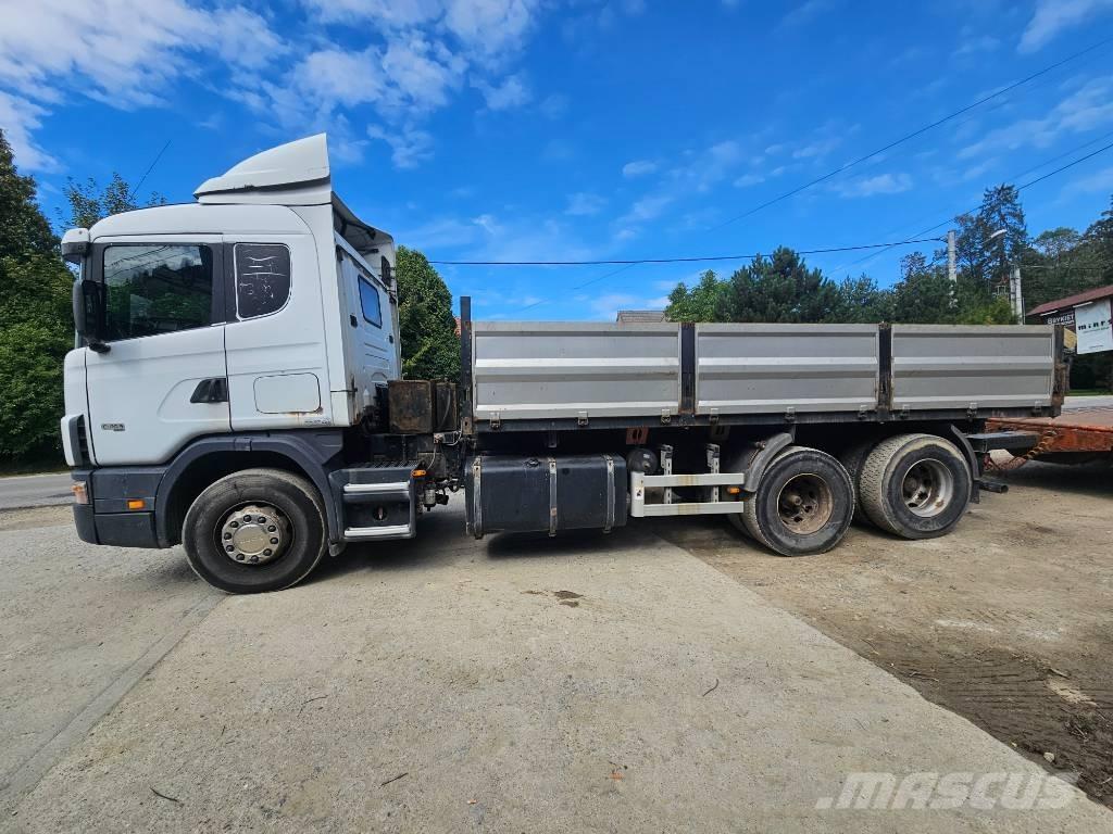 Scania 114 G 380 Platte bakwagens