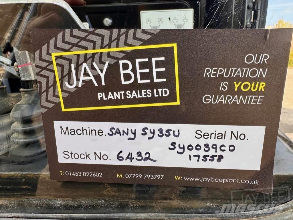 Sany SY 35 U Minigraafmachines < 7t