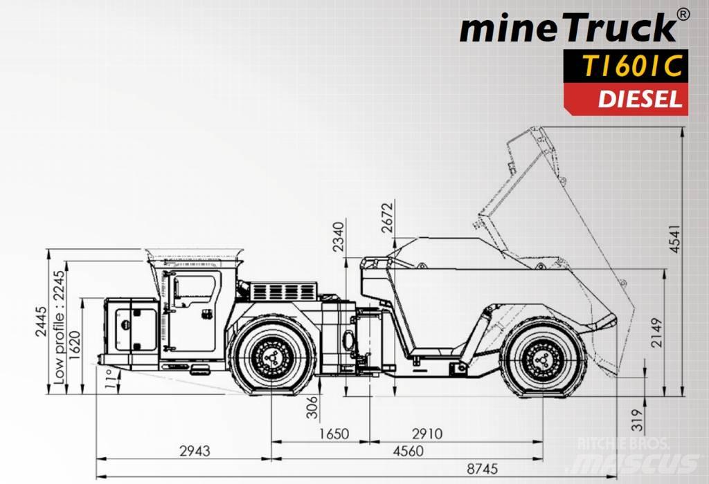  Aramine T1601C Mijnbouw trucks, ondergronds