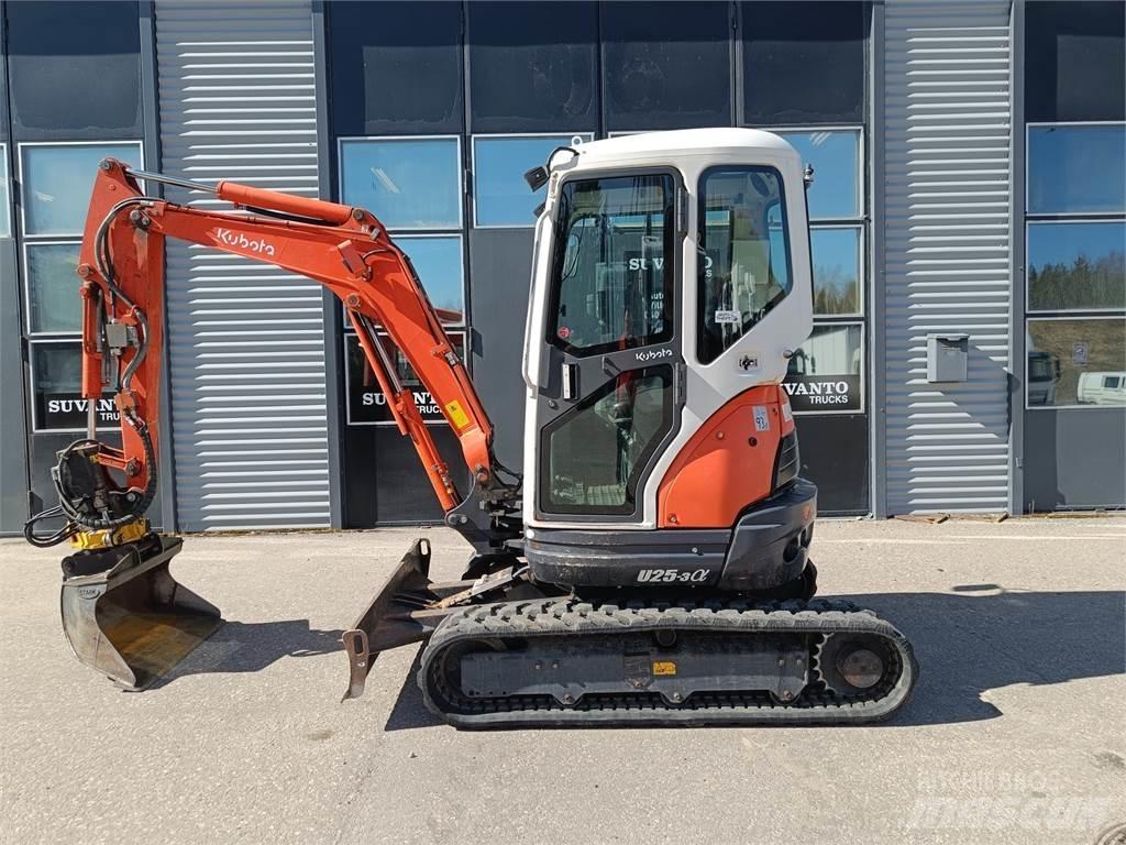 Kubota U25-3 Minigraafmachines < 7t