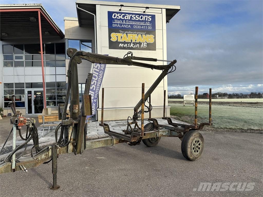  Enkelaxlad Vedkärra Bosbouwaanhangers